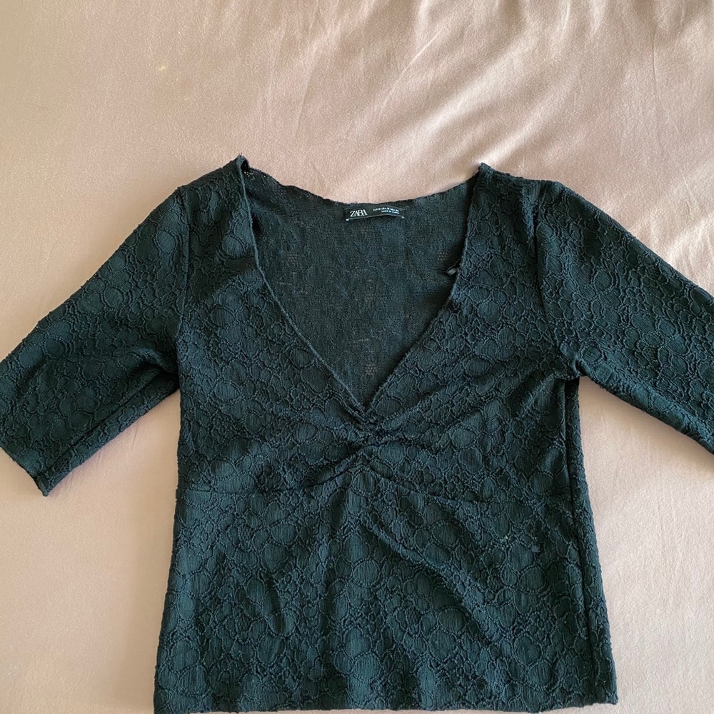 Zara Crop Top Black Medium